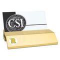 Gold Rochester Yellow Jackets Team Business Card Holder