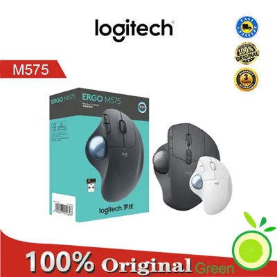 Logitech-Souris sans fil M575 trackball USB pour ordinateur portable et de bureau compatible