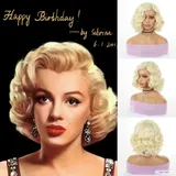 Perruque de style Marilyn Monroe...