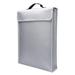 Portable Fireproof Document Bag Holder Pouch Home Office Bag Fire & Water Resistant File Folder Storage for Laptop Jewelry Cash Valuables 400 * 300 * 65mm