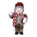 Sardfxul Santa Singing Dancing Chrismas Toy Music Snowman for Doll Xmas Gift for Party Pr