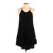 Sienna Sky Casual Dress - A-Line Halter Sleeveless: Black Print Dresses - Women's Size Small