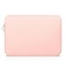 Anvazise Faux Leather Laptop Handbag Notebook Protection Storage Bag Case for Macbook Pink 15Inch