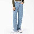 Dickies Women's Thomasville Relaxed Fit Jeans - Light Denim Size 6 (FPR11)