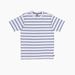 Dickies Men's Skateboarding Striped T-Shirt - Light Gray Stripe Size M (WS069)