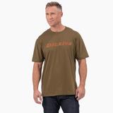 Dickies Men's Short Sleeve Wordmark Graphic T-Shirt - Dark Olive Size XL (WS22B)