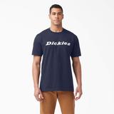 Dickies Men's Short Sleeve Wordmark Graphic T-Shirt - Ink Navy Size M (WS22B)