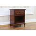 Windsor Carved Wood 1-Drawer Night Stand