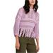 Free People Sweaters | Free People Womens Higher Love Pullover Sweater, Purple, Nwt | Color: Purple | Size: L