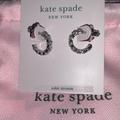 Kate Spade Jewelry | Kate Spade Star Hugger Stud Earrings | Color: Silver | Size: Os