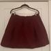 J. Crew Skirts | J. Crew Maroon Casual Circle Skirt | Color: Red | Size: 8