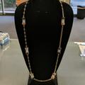 Kate Spade Jewelry | (#8) Nwt Kate Spade Gold-Plated Chain Necklace | Color: Brown/Cream | Size: Os