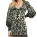 Free People Dresses | Free People Nwt Music And Lyrics Sweater Mini Dress L **Reduced From $89** | Color: Black/Green | Size: L