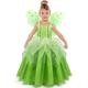 TYHTYM Cinderella Dress Costumes Princess Dress Up Cosplay Fancy Party Outfit for Girls (Green, 4-5 Years)