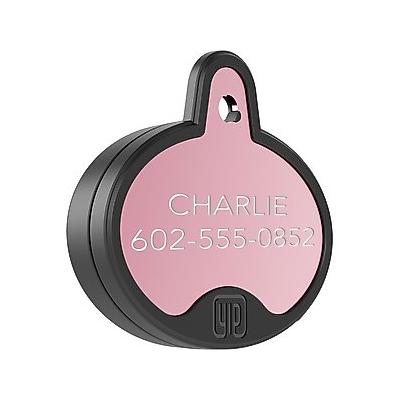 YIP Smart Tag ID & Tracker - Works with Apple Find My, Oval, Rose Gold