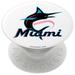 PopSockets White Miami Marlins Primary Logo PopGrip