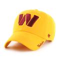 Women's '47 Gold Washington Commanders Miata Clean Up Secondary Logo Adjustable Hat