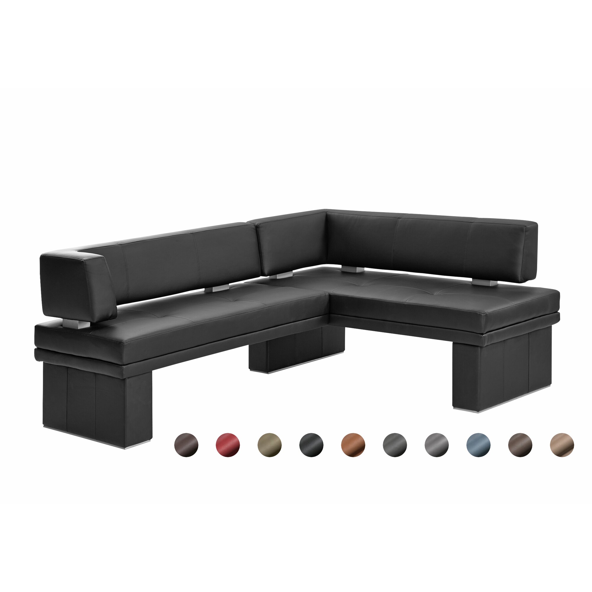 Schösswender »Manhattan« Eckbank 480/1 152x203 cm / Gavin 201 olive