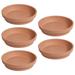 NUOLUX Saucer Saucers Pot Claytrays Plants Inch Terracotta Cotta Terra 4 Pottery Tray Drip Small Planter Round Flower Indoors