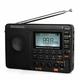 Retekess V115 Digital Radio AM FM Portable Shortwave Radios Rechargeable Radio Digital Tuner and Presets Support Micro SD and AUX Record Bass Speaker