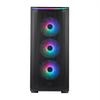 SilverStone Technology Fara 512Z High Airflow ATX Mid-Tower Chassis with Dual Radiator Support & ARGB Lighting Black