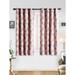 Deco Window 2-Piece Semi-Blackout Curtains Solid Polyester Perfect Pleats Connected Eyelet Ideal for Doors & Windows