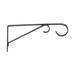 Panacea 85591 Hanging Plant Bracket, Steel, Black