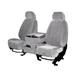 CalTrend Front Buckets O.E. Velour Seat Covers for 2012-2021 Nissan NV3500 - NS284-08RA Light Grey Classic Insert and Trim