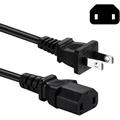 Power Cord Cable Compatible with Sony PS4 Pro Console Xbox 360 Slim/Xbox One/Xbox 360 E Power Supply Brick 2 Prong