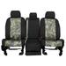 CalTrend Rear 60/40 Split Bench TRUETIMBER Seat Covers for 2011-2014 Honda Fit - HD165-71KT MC2 Insert with Black Trim