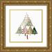 Isabelle Z 20x20 Gold Ornate Wood Framed with Double Matting Museum Art Print Titled - Pine Trees I