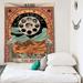 SAYOO Tarot Wall Hanging Tapestry Psychedelic Medieval Indian Bohemian Multi-color Suspended Blanket