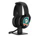 Miami Dolphins Throwback Logo Wireless Bluetooth Gaming Headphones & Stand