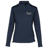 Women's Levelwear Navy Tampa Bay Rays Daybreak Quarter-Zip Pullover Top