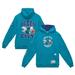 Men's Mitchell & Ness Blue Charlotte Hornets Team Origins Fleece Pullover Hoodie