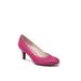 Wide Width Women's Parigi Pump by LifeStride in Rasberry Pink Fabric (Size 8 W)