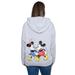 Disney Tops | Mickey & Minnie Mouse Hoodie Sweatshirt Front Back Zip Women's Plus Size Disney | Color: Gray | Size: Various