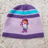 Disney Accessories | Disney's Doc Mcstuffins Pet Vet Beanie Hat, Toddler | Color: Blue/Purple | Size: Osg