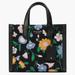 Kate Spade Bags | Kate Spade New York Manhattan Black Floral Garden Jacquard Tote Bag Nwt | Color: Black/Blue | Size: Os