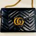 Gucci Bags | Authentic Gucci Chain Crossbody Wallet Bag | Color: Black/Gold | Size: Medium