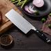 Linoroso 7.5" Cleaver Plastic/High Carbon Stainless Steel in Black/Gray | Wayfair PCF10