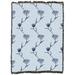 Pure Country Weavers William Morris Garden Tulip Mint Blanket Cotton blend in Gray/Blue | 60 H x 80 W in | Wayfair 11915-G