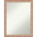 Red Barrel Studio® Harmony Rose Gold Non-Beveled Wood Wall Mirror Wood in Brown | 26.5 H x 38.5 W x 1 D in | Wayfair