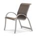 Red Barrel Studio® Hiraku Stacking Patio Dining Armchair Sling in Gray | 34.75 H x 25 W x 28.5 D in | Wayfair 817F6CFD932046BCBDC55EE2391732FF