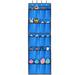 Rebrilliant 10 Pair Overdoor Shoe Organizer Metal/Fabric in Blue | 52.87 H x 17.32 W x 0.2 D in | Wayfair C236CE08172B459B8E8354D4366A470C