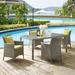 Conduit 5 Piece Outdoor Patio Wicker Rattan Set