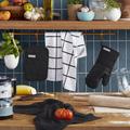 KitchenAid® KitchenAid Onion Quilt Kitchen Towel, Oven Mitt & Potholder Set 4-Pack Terry in Black | 26 H x 16 W in | Wayfair ST017610TDKA 17BK