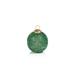 The Holiday Aisle® Glitter Ball Ornament Candle Jar Paraffin/Soy, Glass in Green | 3.5 H x 3.5 W x 3.5 D in | Wayfair