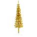 The Holiday Aisle® Christmas Tree Decoration Slim Artificial Half Xmas Tree w/ Stand | 13.8 D in | Wayfair C03C3103C6A64235A1555F8CB7A88DE5