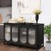 Ebern Designs Spotts 53.54" Sideboard Wood in Black | 32.88 H x 53.54 W x 15.75 D in | Wayfair 17E0B25DE406460A99027A8FA331BFF7